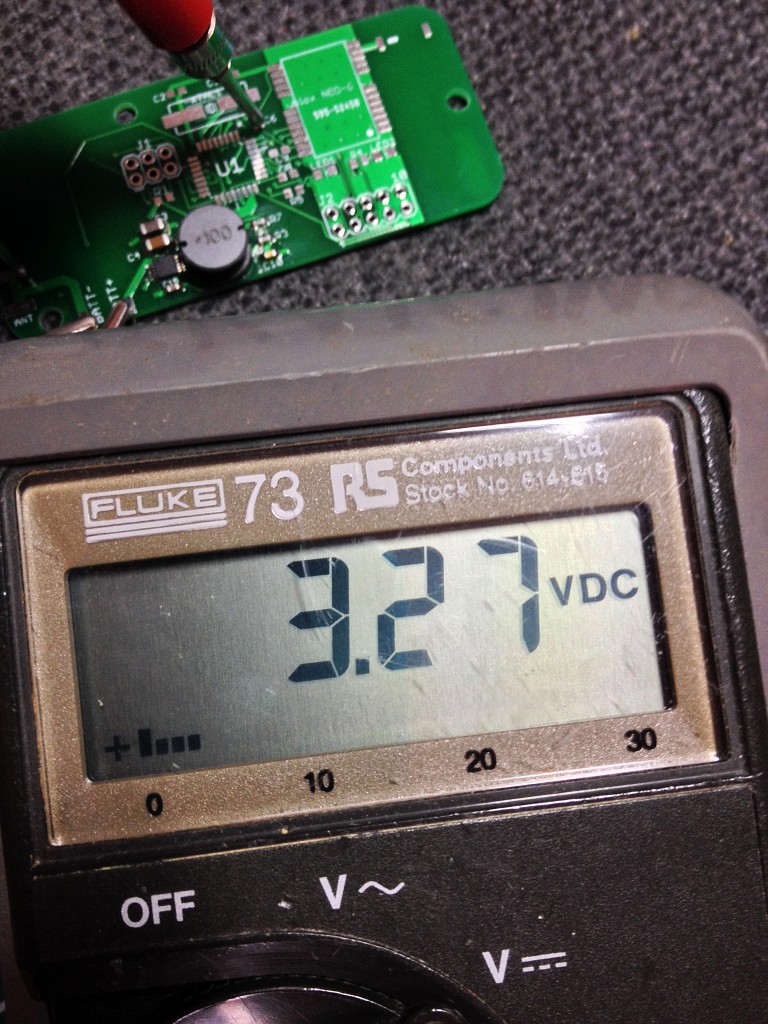 Vayu-1.01 Boost Regulator Meter Reading